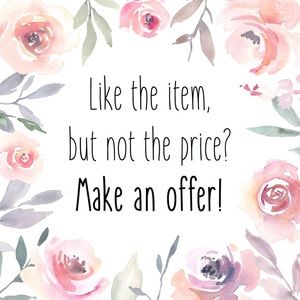 Make Me A REASONABLE Offer. 😊💕